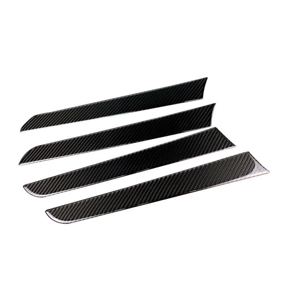 4X Carbon Fiber Interior Door Panel Cover Trim for Audi A4 B8 (2009–2016)