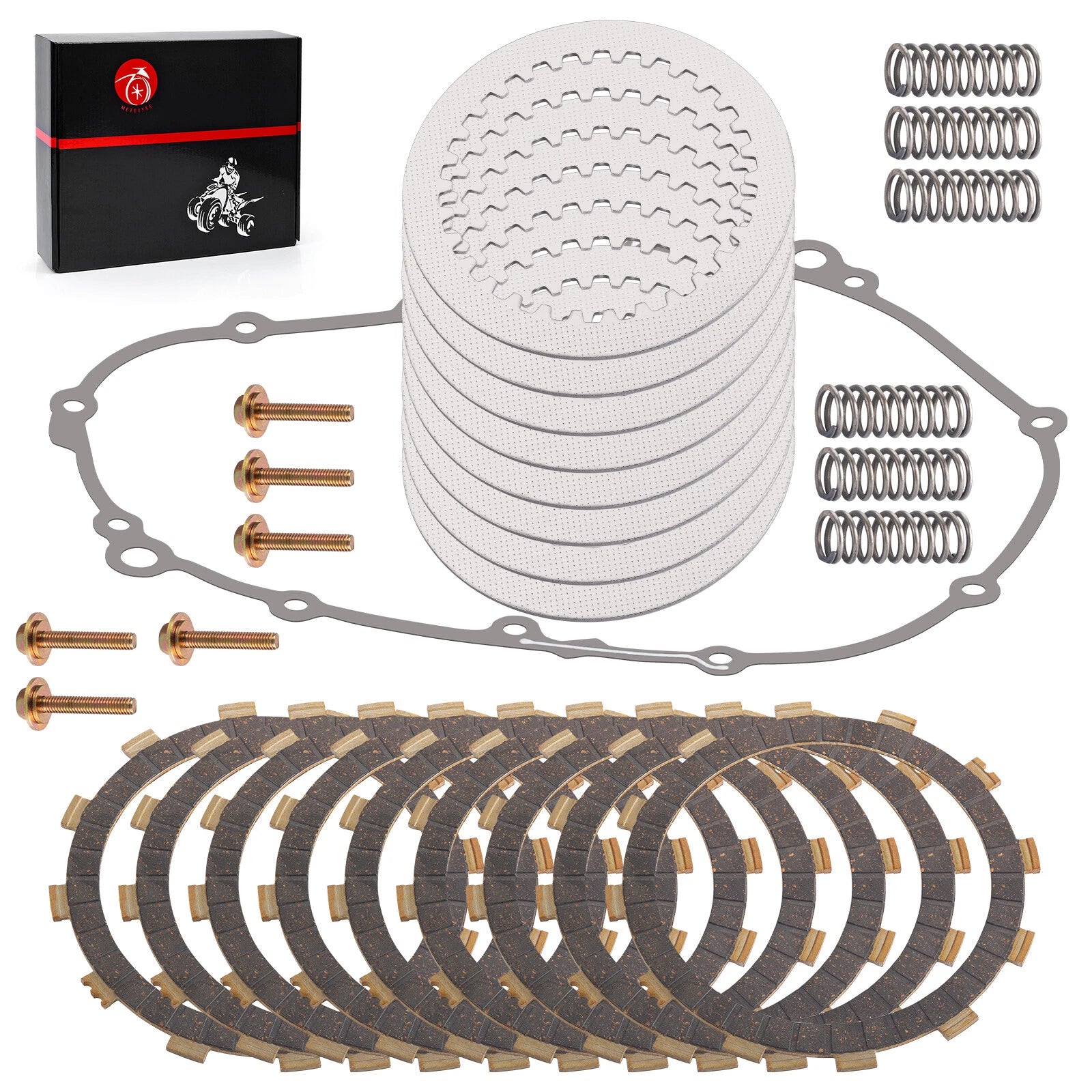 Clutch Friction Steel Plates & Springs Set for Yamaha FJ09 (2015–2016)