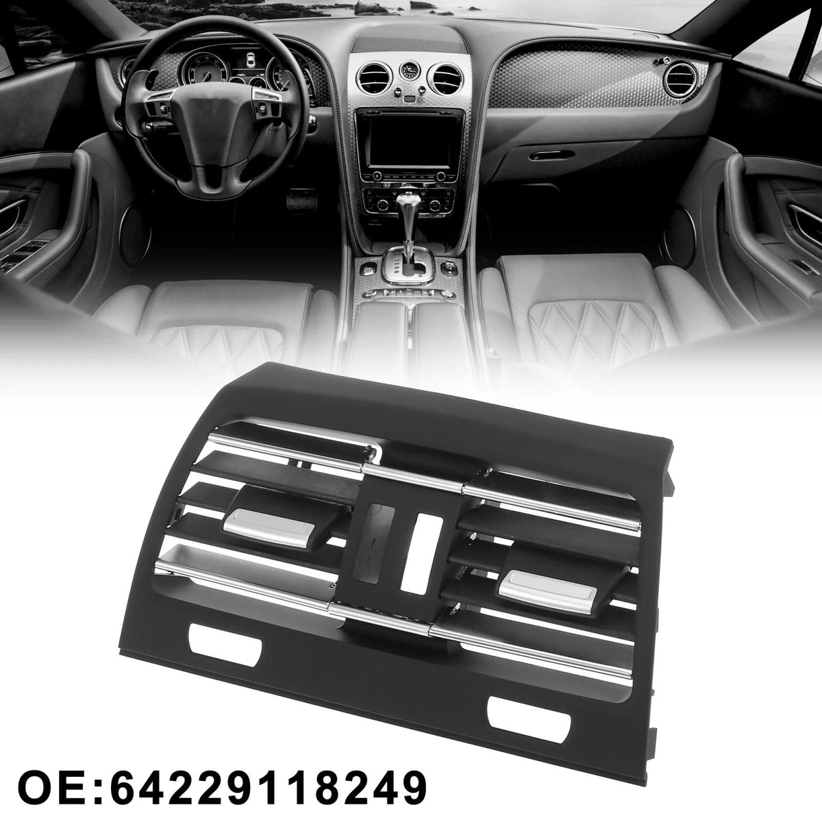 A/C Outlet Vent Grill Full Plating for BMW 7 Series F01 F02 (2009–2015)