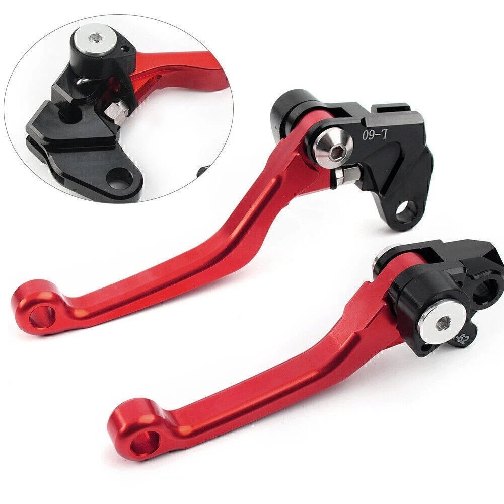 Clutch Lever Brake Lever for Suzuki RM125 RM250 RM85 (1995–2009) Red