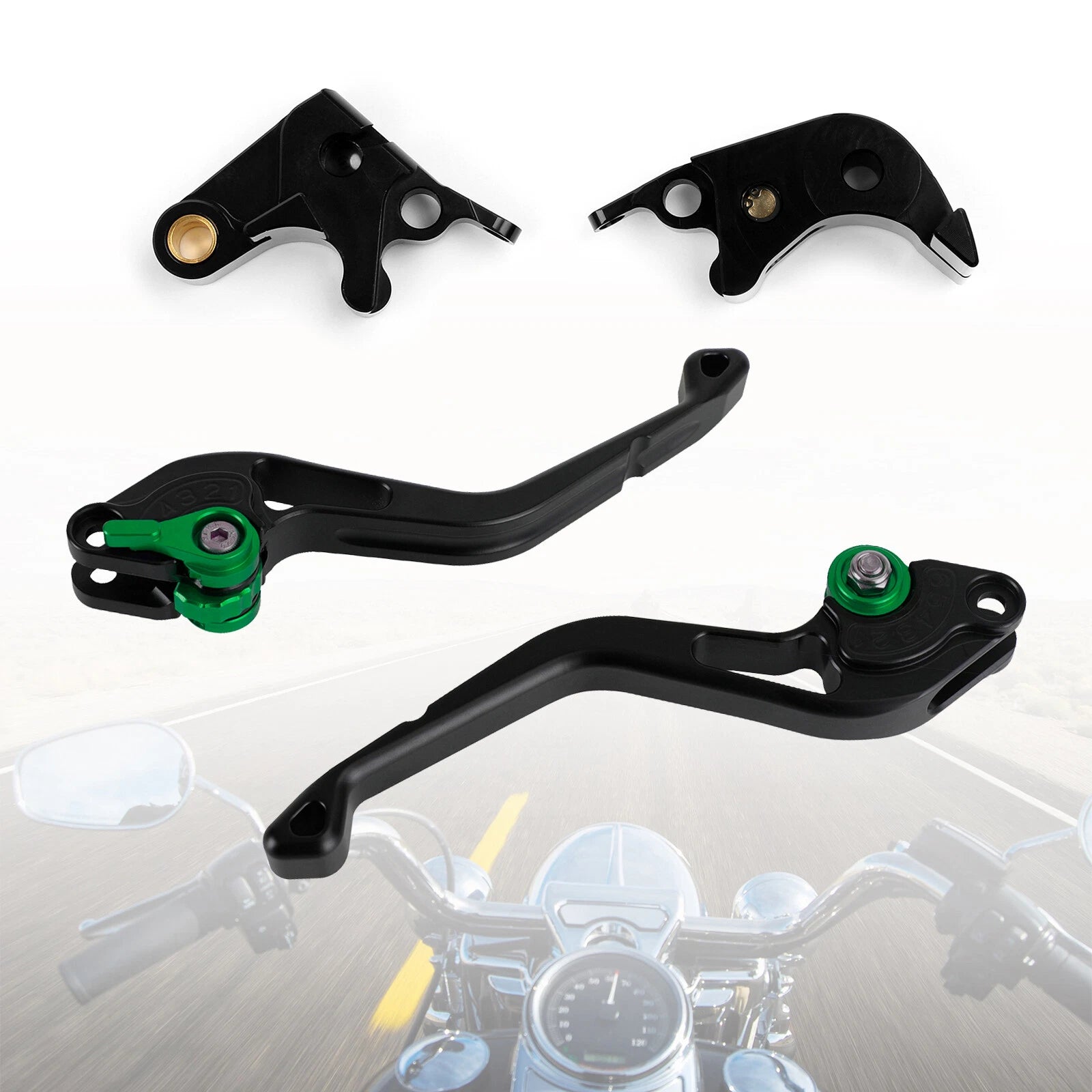 Short Clutch Brake Lever for Suzuki GSXR600 750 (2006–2010) GSXR1000 (2005–2006) T9
