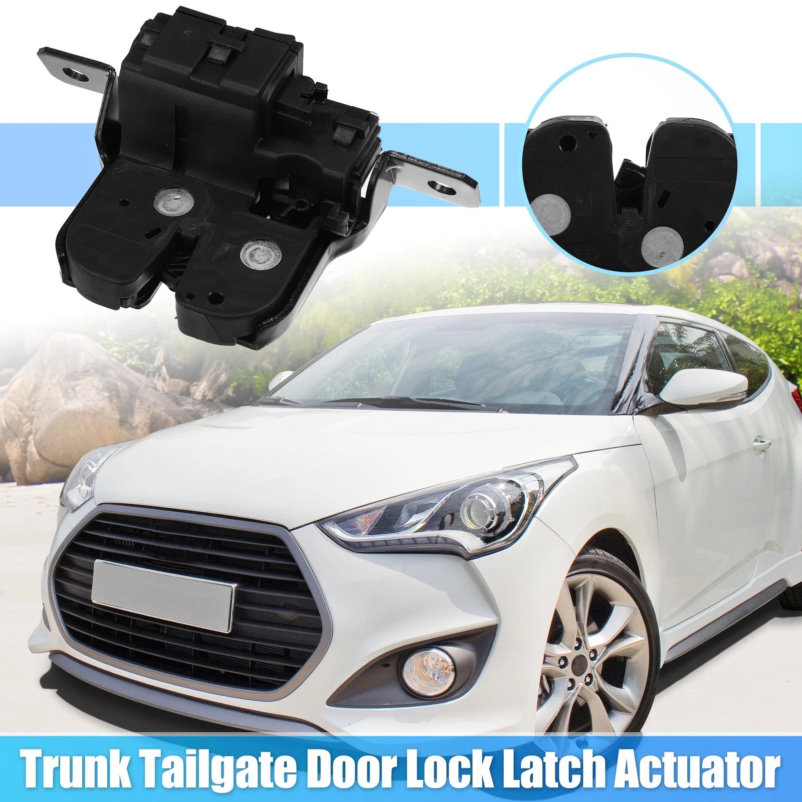Rear Trunk Tailgate Door Lock Latch Actuator Replacement for BMW I3 (2014–2020)