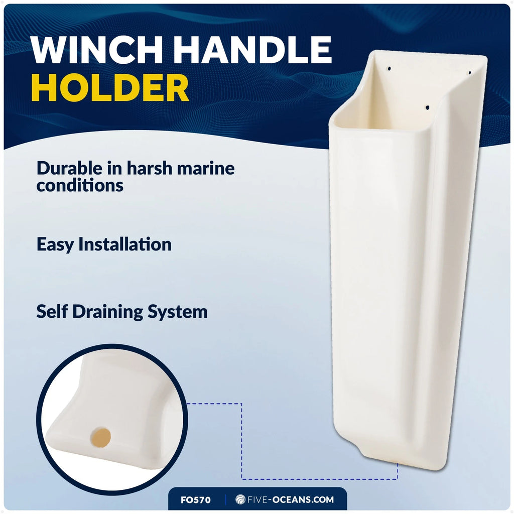 Winch Handle Holder for Five Oceans (9-1/2", FO570)