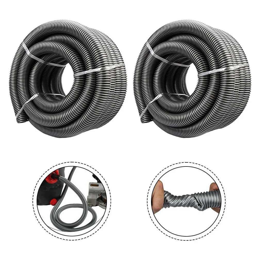 Flexible Design Extra Long Vacuum Cleaner Hose Telescopic Pipe (3 M)