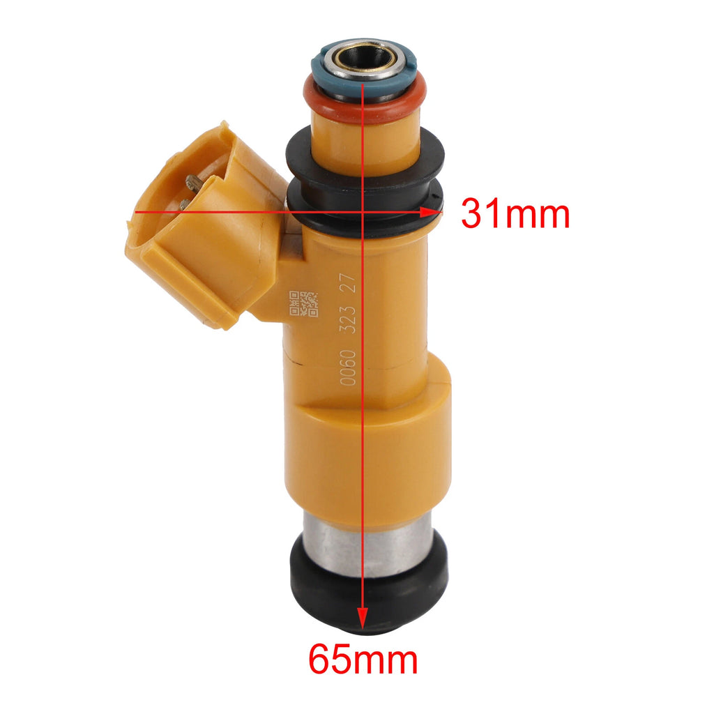 Set of 4 Fuel Injectors 16460-MEE-D01, 16450-MEE-D01 for Honda CBR600RR (2005–2006)