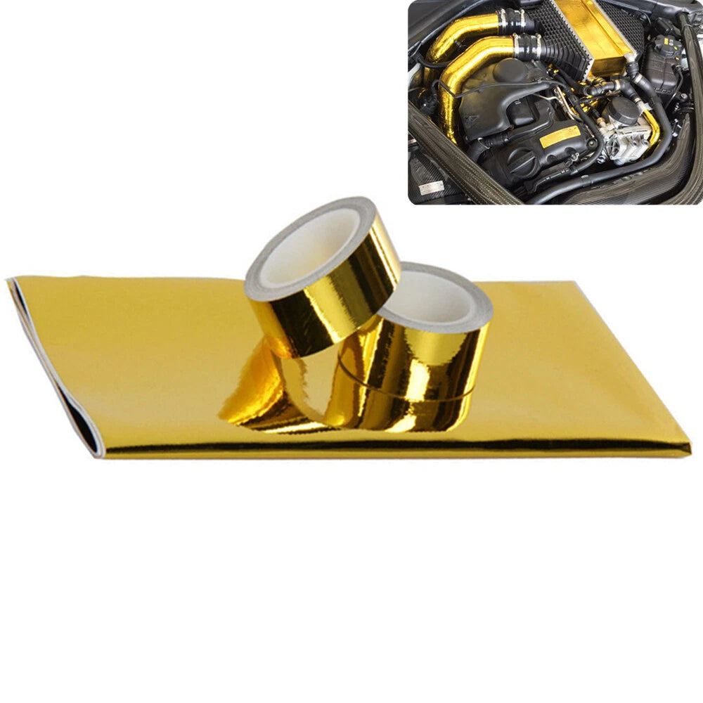 Reflective Gold Tape & Sheet for Turbo Engine Heat Insulation