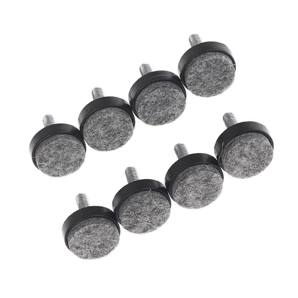 8 Adjustable Felt Leg Protectors for Chairs Tables Sofas