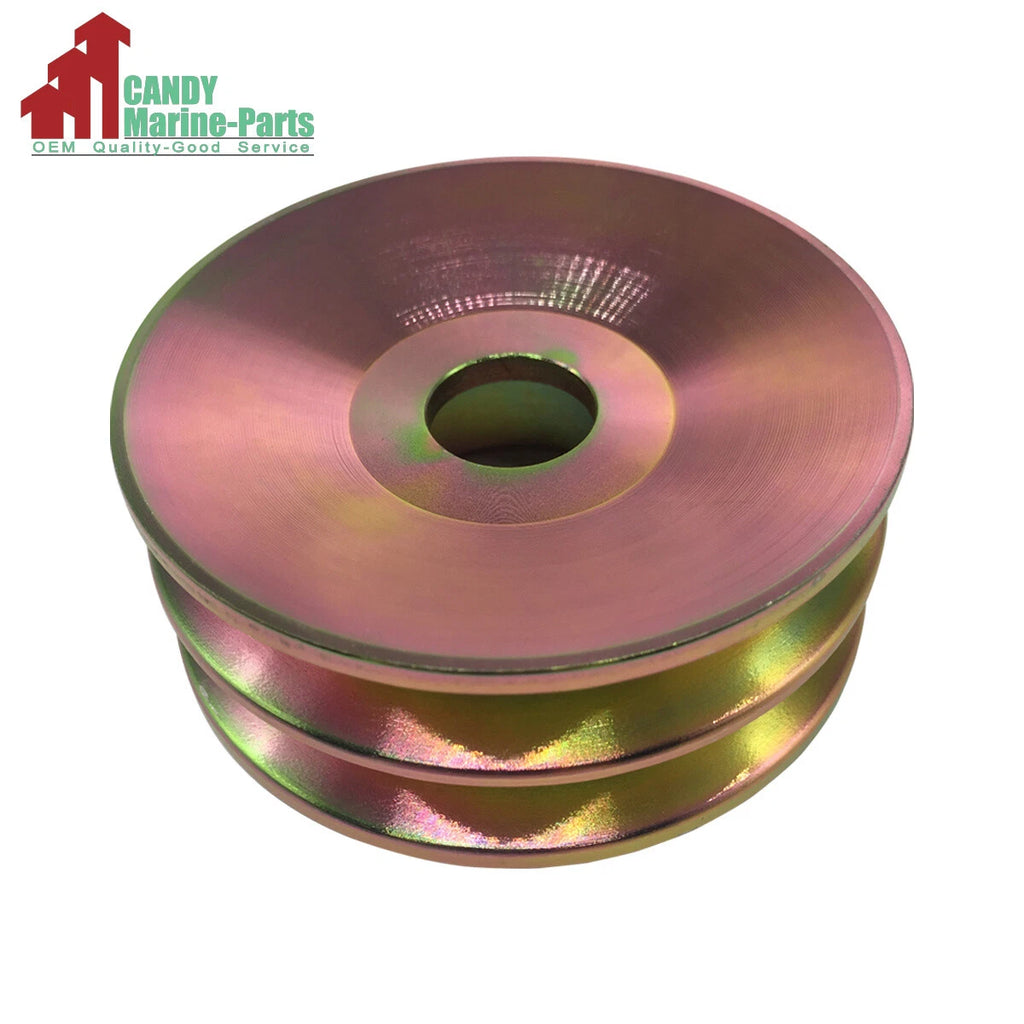 Double Alternator Pulley for Volvo Penta AD31 AD41 AQAD30 AQAD40 AQAD41 AQD40