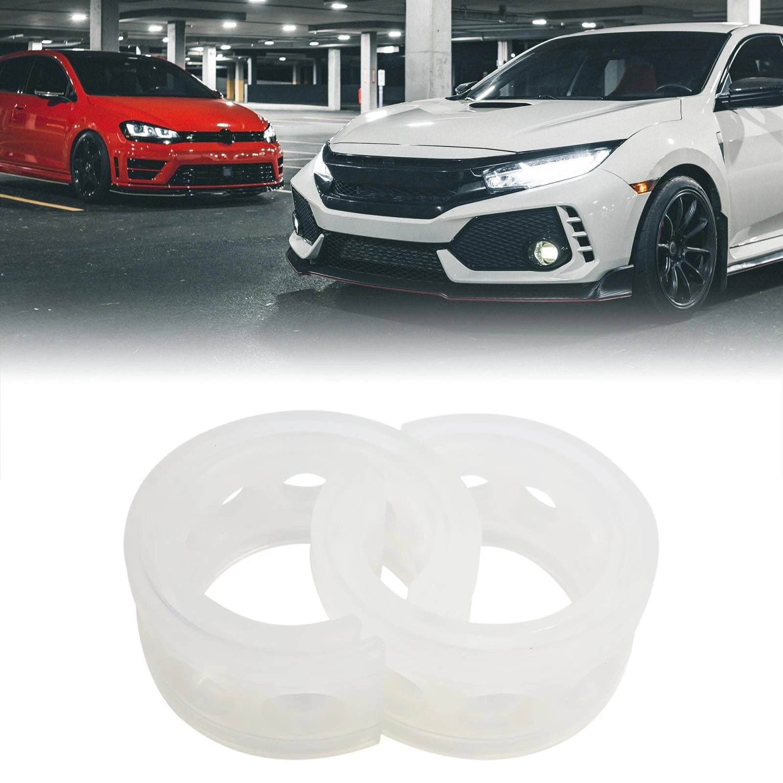 2X Rubber Shock Absorber Spring Bumper for Type-A Car