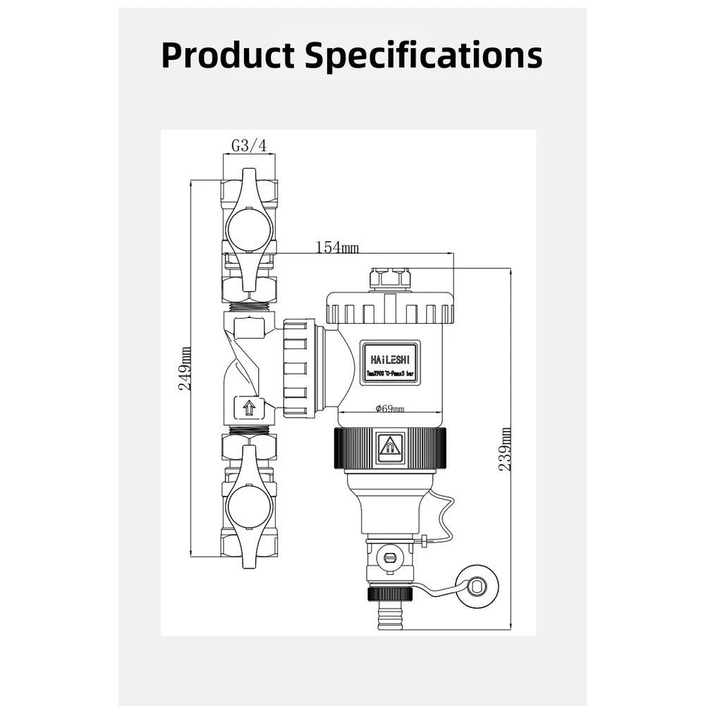 Magnetic Water Filter for Boiler and Heating Use