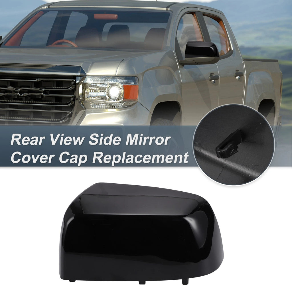 Left Side Rearview Mirror Cover Cap Gloss Black for Chevrolet Colorado (2015–2021)