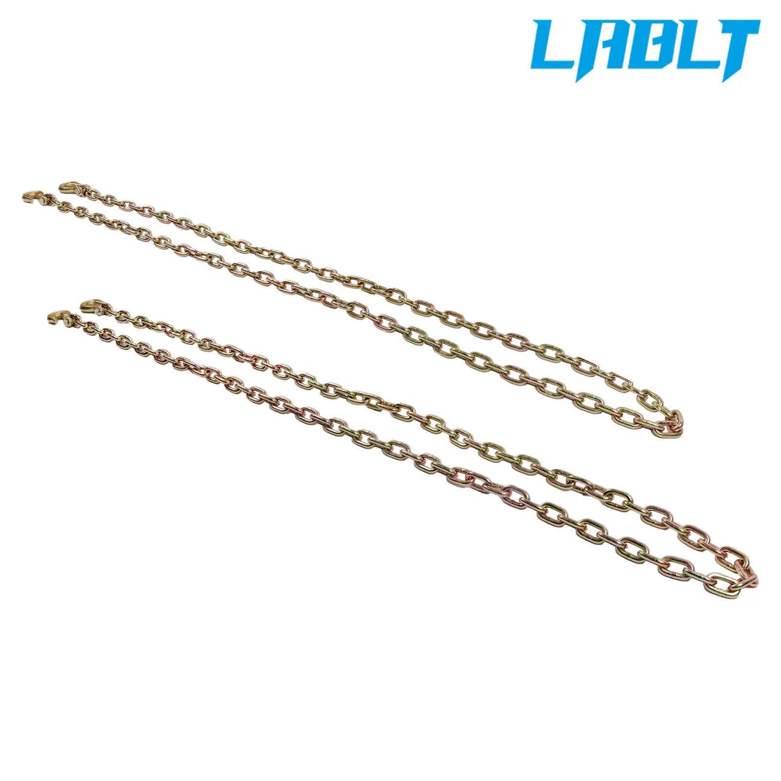 5/16" Binder Chain G80 Tie Down Tow Chain with Hooks for (4900 lbs)