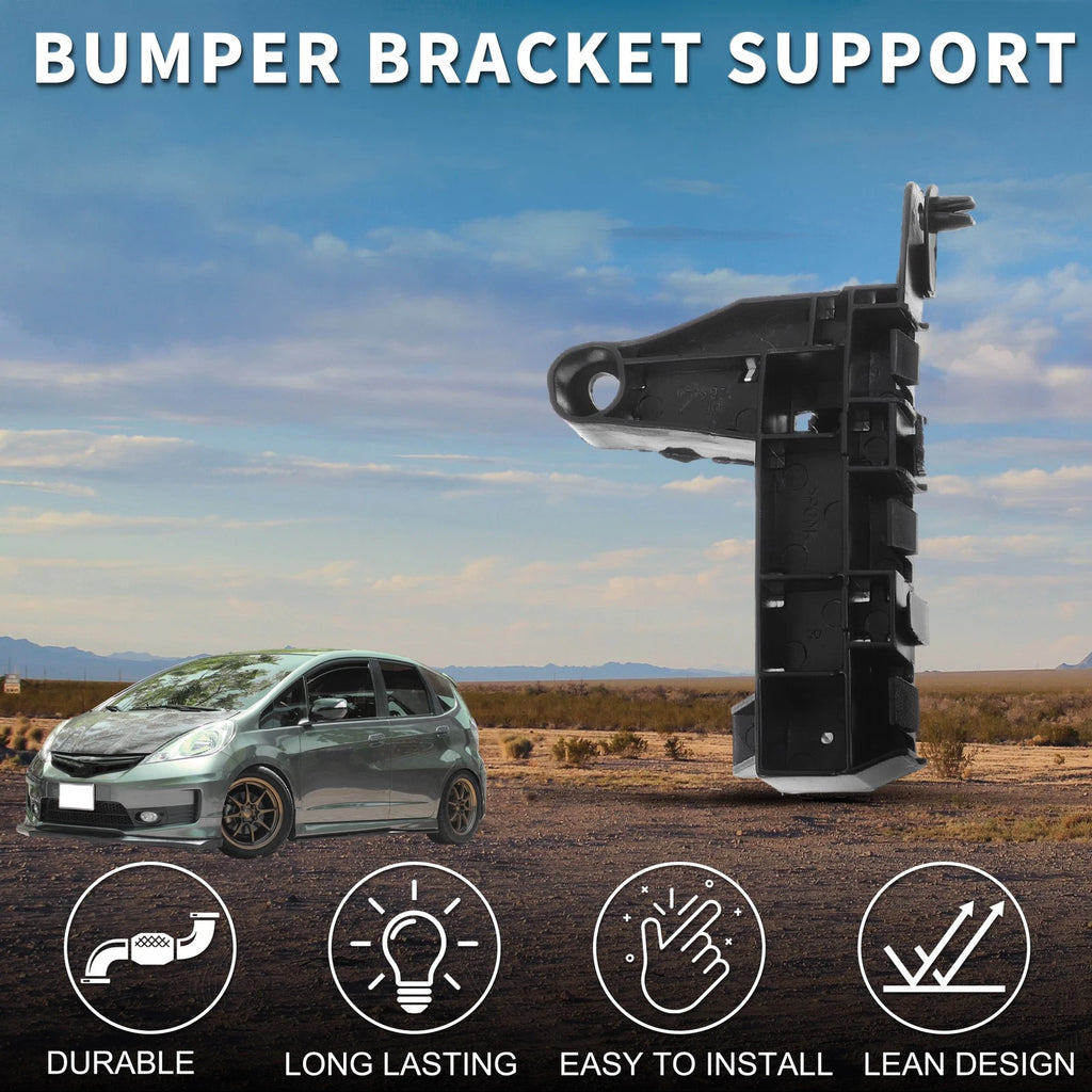 Right Front Bumper Retainer Bracket Replacement for Honda Jazz GE6 GE8 (2008–2014)