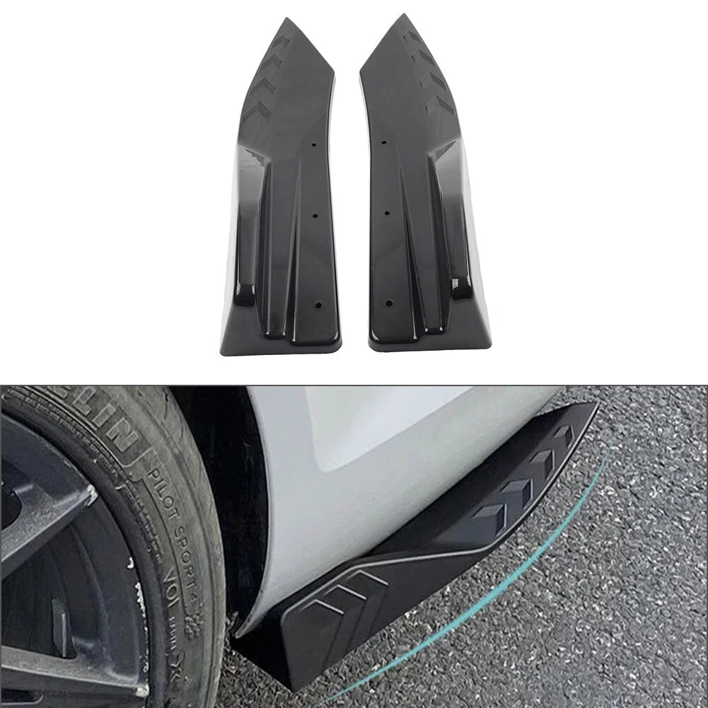 2X Rear Bumper Strip Lip Spoiler Diffuser Scratch Protector for Universal Cars
