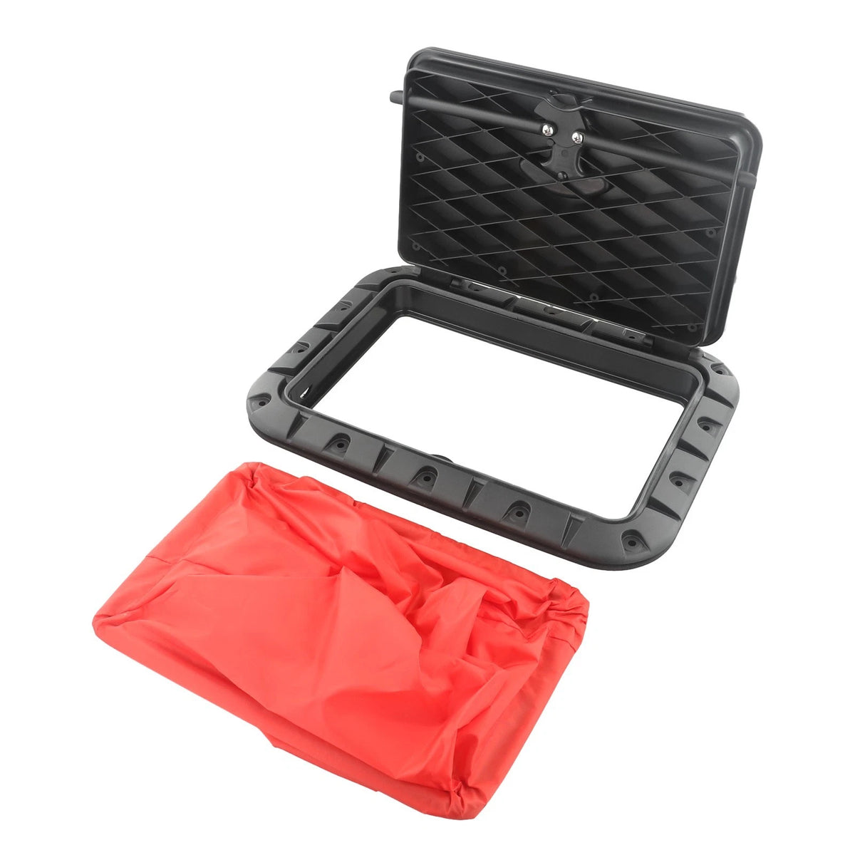 Square Hatch Marine Deck Plastic Plate Adapter Assembly for Boat