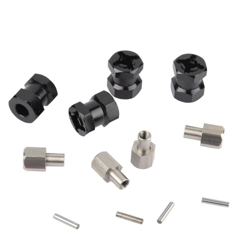 Alloy Wheel Hub Hex 12mm Extension Adapter for SCX10 RC4WD D90 (1/10)