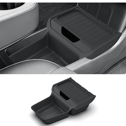 TPE Storage Box for Tesla Model Y (2025) Center Console Black