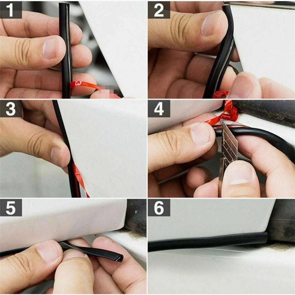 16ft U Shape Car Door Edge Protector for Universal Fit