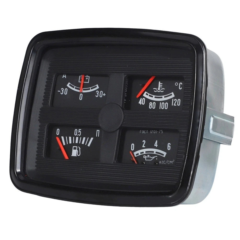 4 in 1 Car Instrument Cluster Gauge for Universal Vehicles (12V)