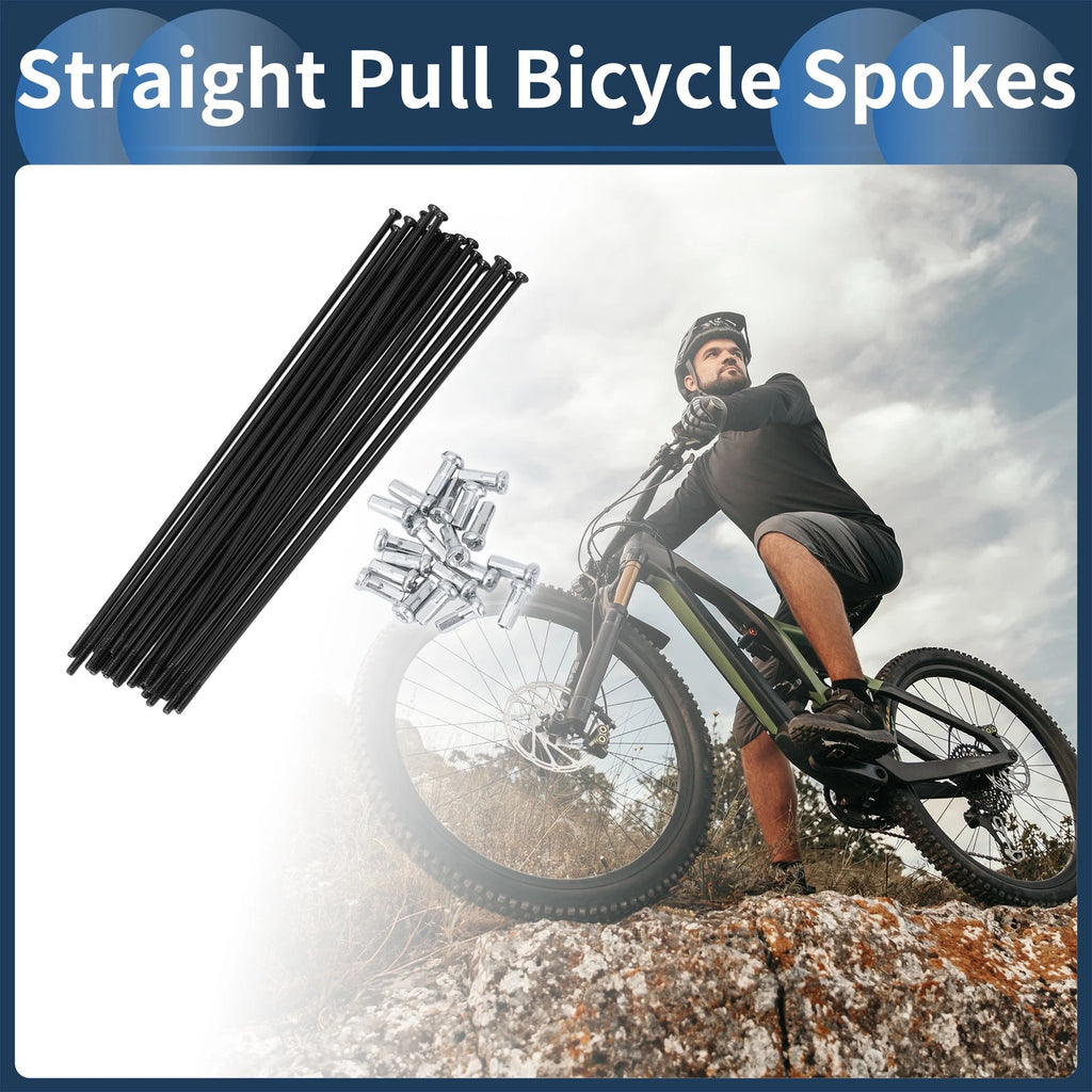 Bike Wheel Spokes Set 143mm Straight Pull for 20 In Wheels (2000–2026)