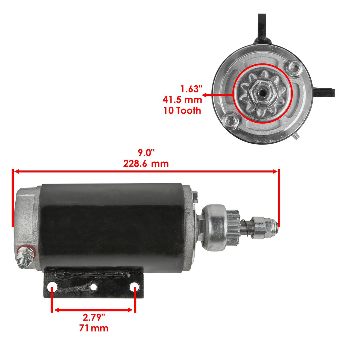 Starter Replacement for Johnson 120HP 120TL 120TX Marine (1985–1994)
