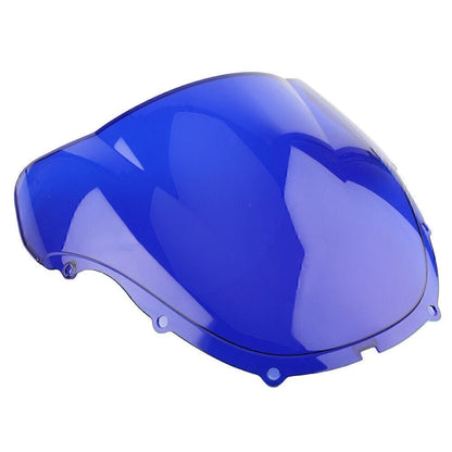 Front Windshield Double Bubble for Honda CBR600 F4 (1999–2000) Blue