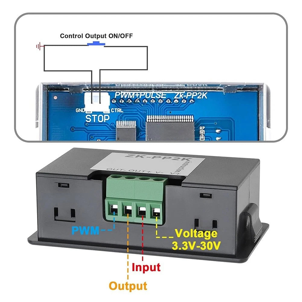 Adjustable Motor Controller for DC Motors (Frequency & Duty Cycle Control)