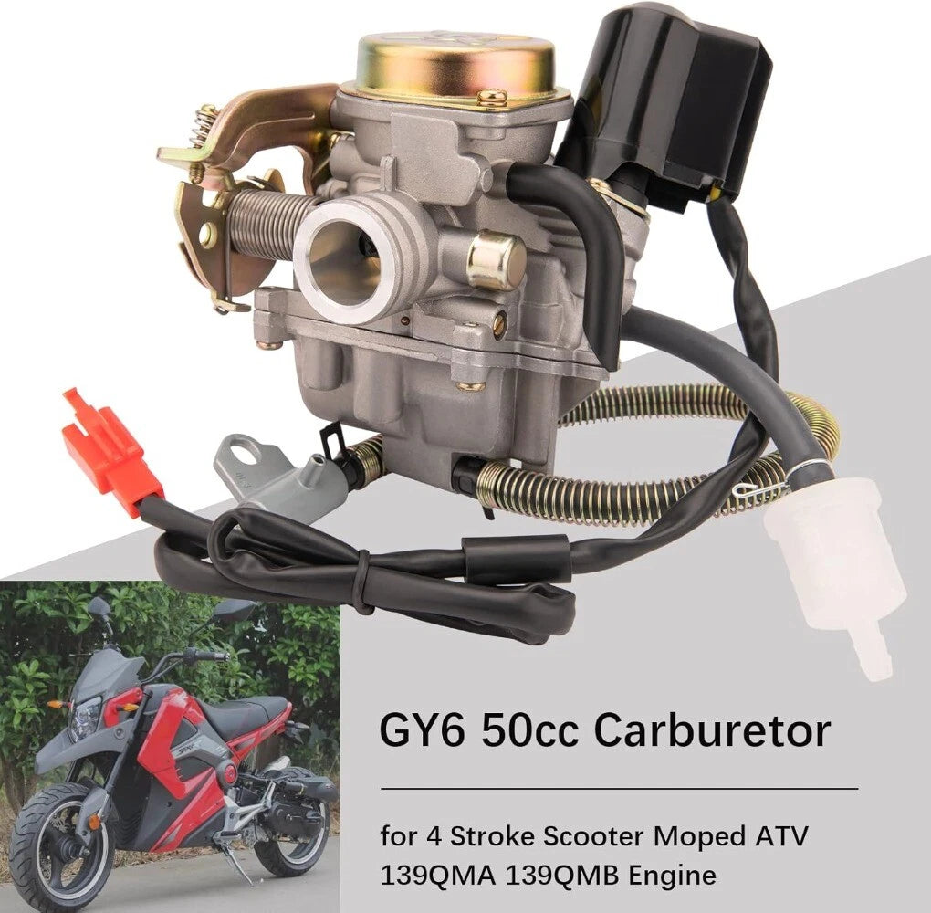 4 Stroke Carburettor & Air Filter Kit for GY6 50cc ATV Scooter (2000–2023)