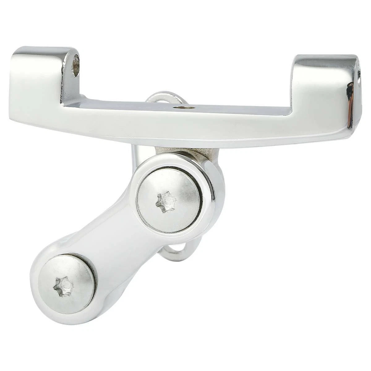 Chrome Rear Passenger Adjustable Floorboard Mount for Harley Touring (1993–2025)