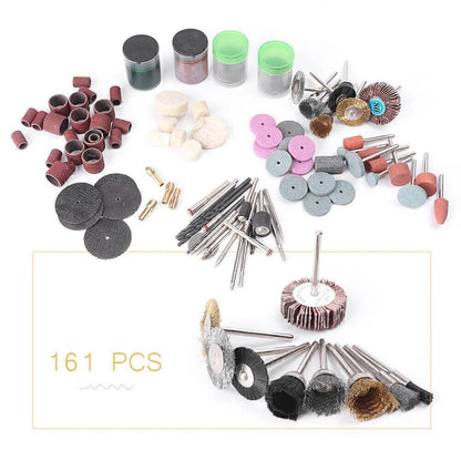 161pc Rotary Tool Accessory Bit Set for Power Tools