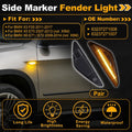 Side Marker Fender Light Replacement for BMW X3 F25 (2011–2017) Transparent