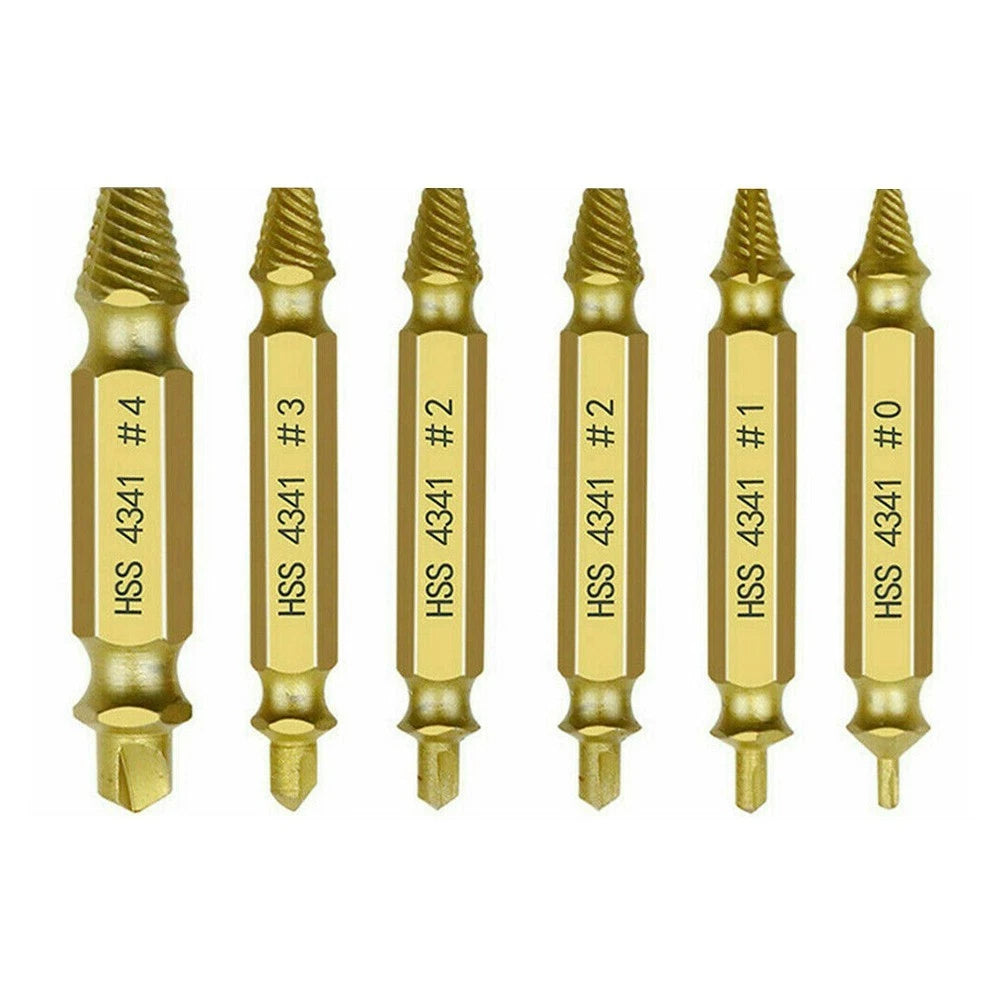 Screw Extractor Kit for Home Repair (Left-hand Drill)