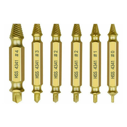 Screw Extractor Kit for Home Repair (Left-hand Drill)