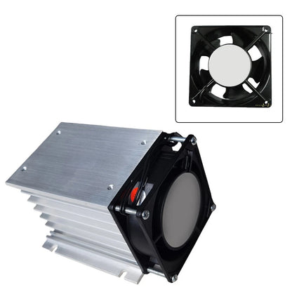 220V AC Heatsink with Fan for Three Phase Relay Control Systems