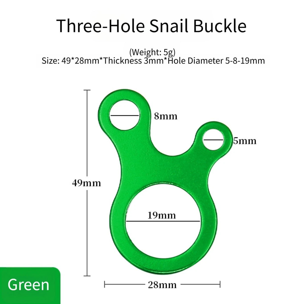 6PCS Guy Line Adjuster for Outdoor Tent (No Specific Part Numbers)