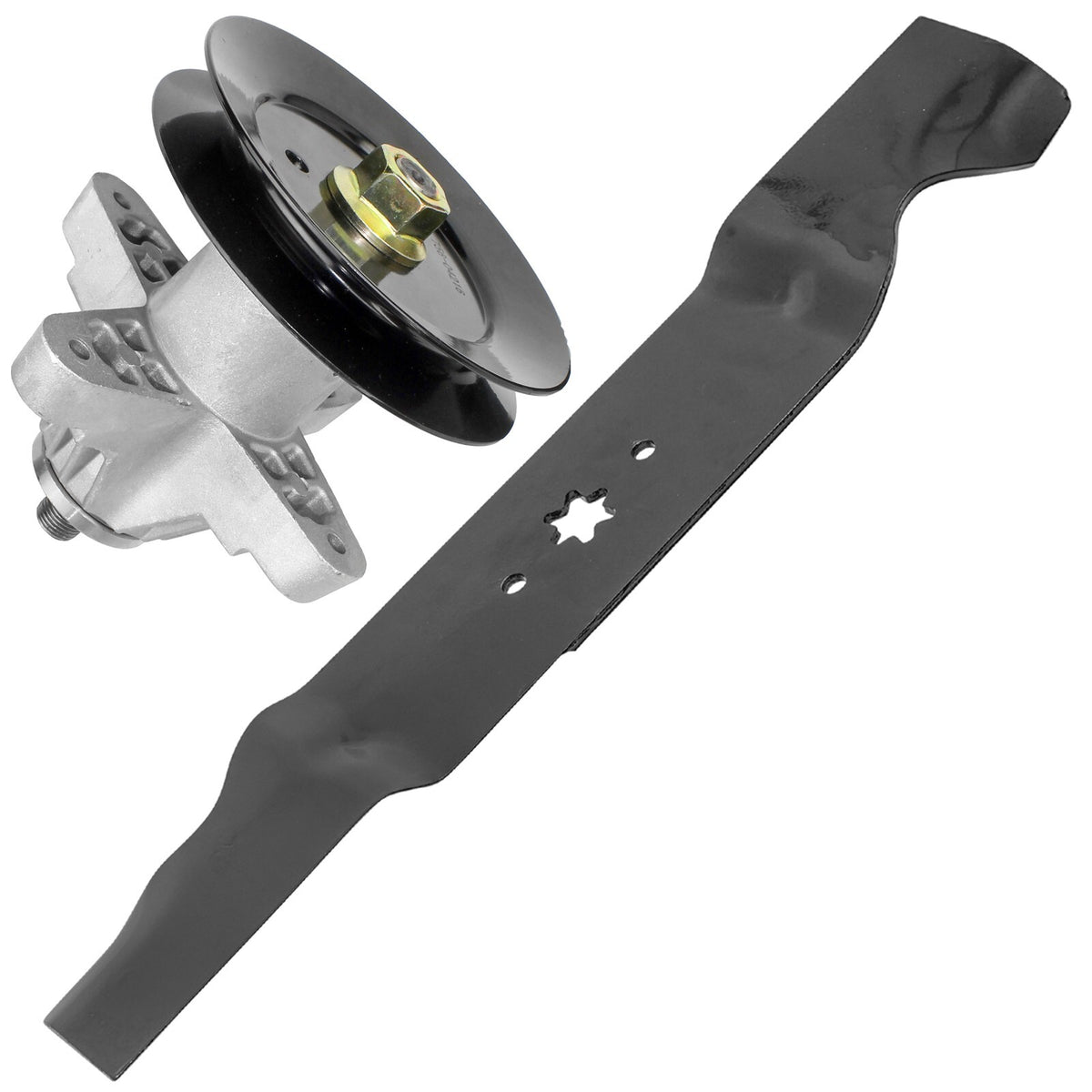 Spindle and Mower Blade Replacement for MTD 54 Inch Deck (2010–2019)