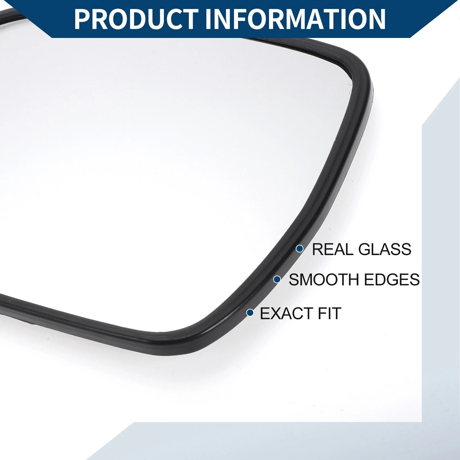 Heated Left Side Mirror Glass Replacement for Lexus RX330 (2006–2009)