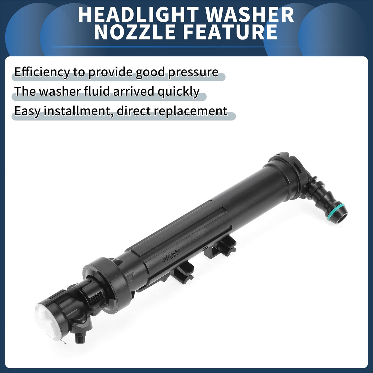 Front Passenger Headlight Washer Nozzle Replacement for Mercedes-Benz ML350 (2012–2015)