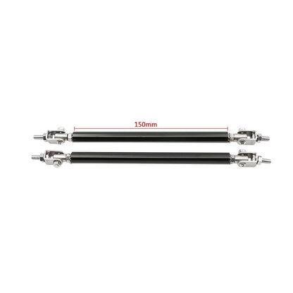 150mm Black Support Bar for Ford Front Lip Splitter (Compatible)