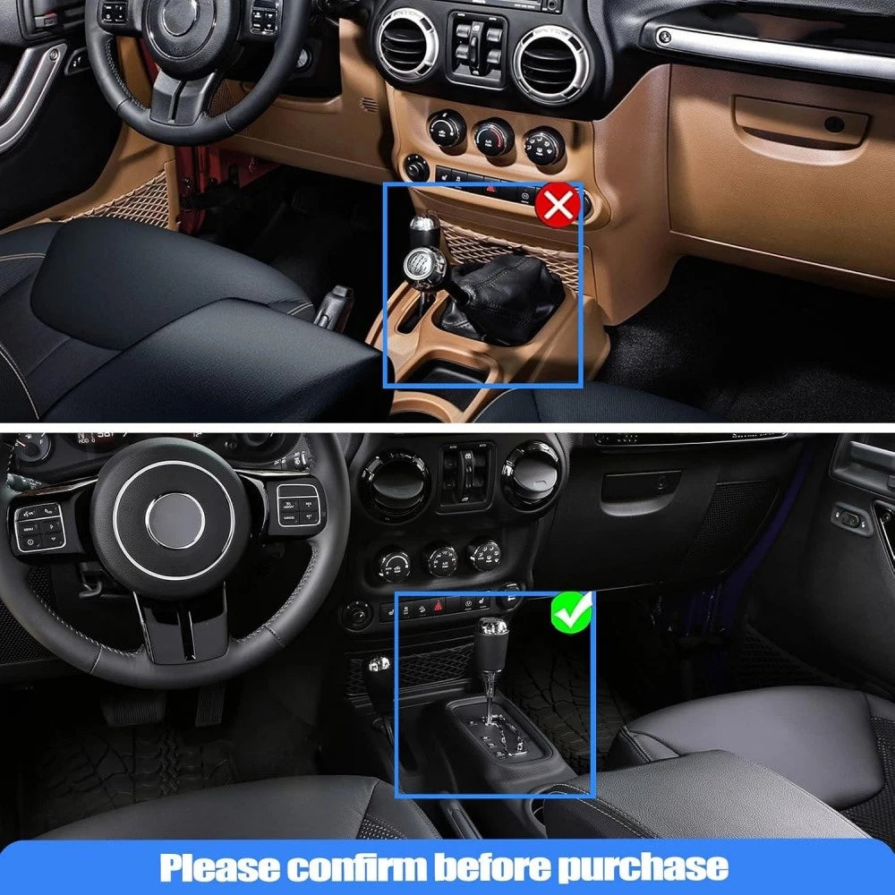 Automatic Transmission Shift Knob for Jeep Wrangler (2011–2018) 68069865AB