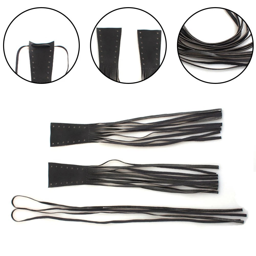 Brake Lever Cover Tassels for Motorcycles (PU Leather Finish)