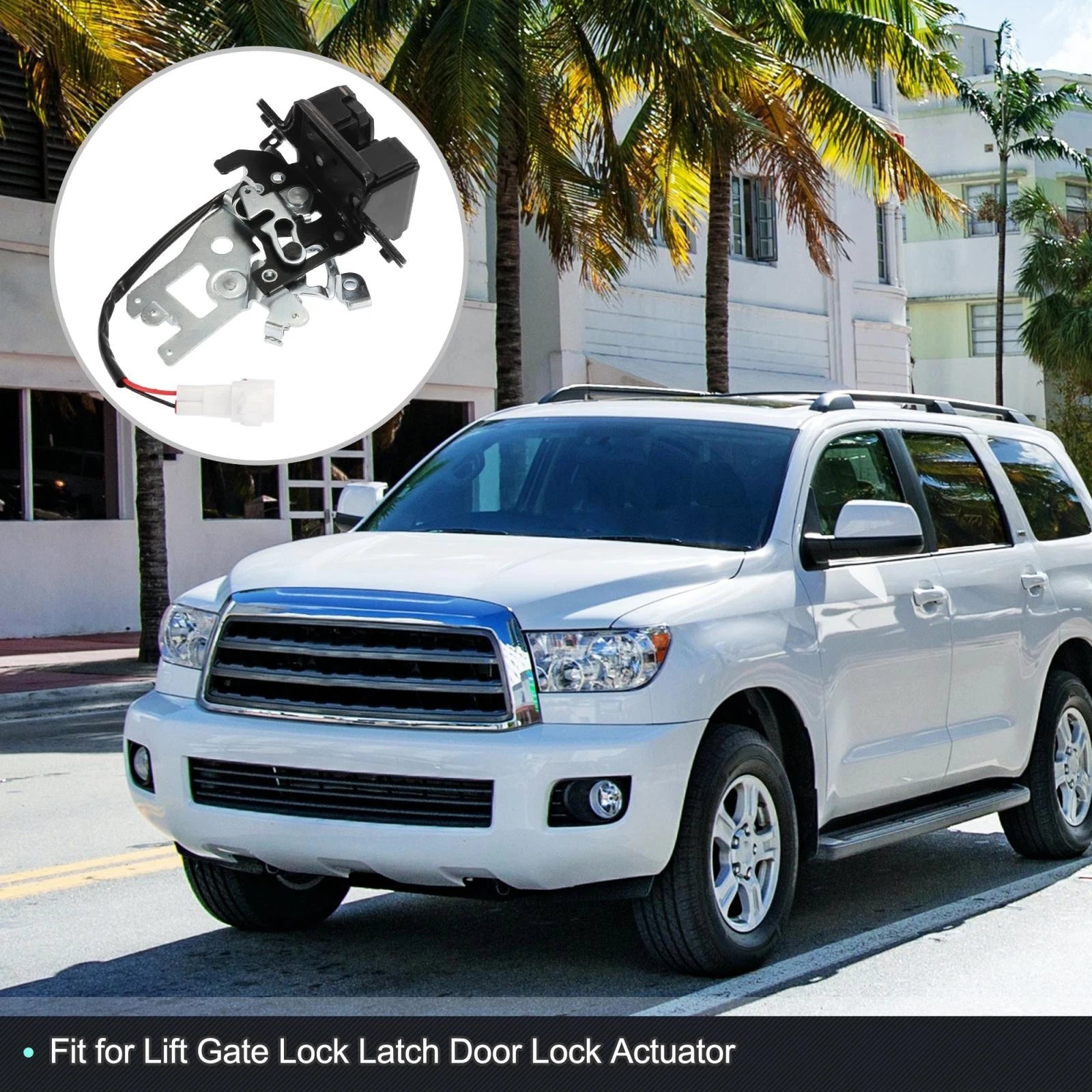 Tailgate Lock Actuator Motor Replacement for Toyota Sequoia (2001–2007)