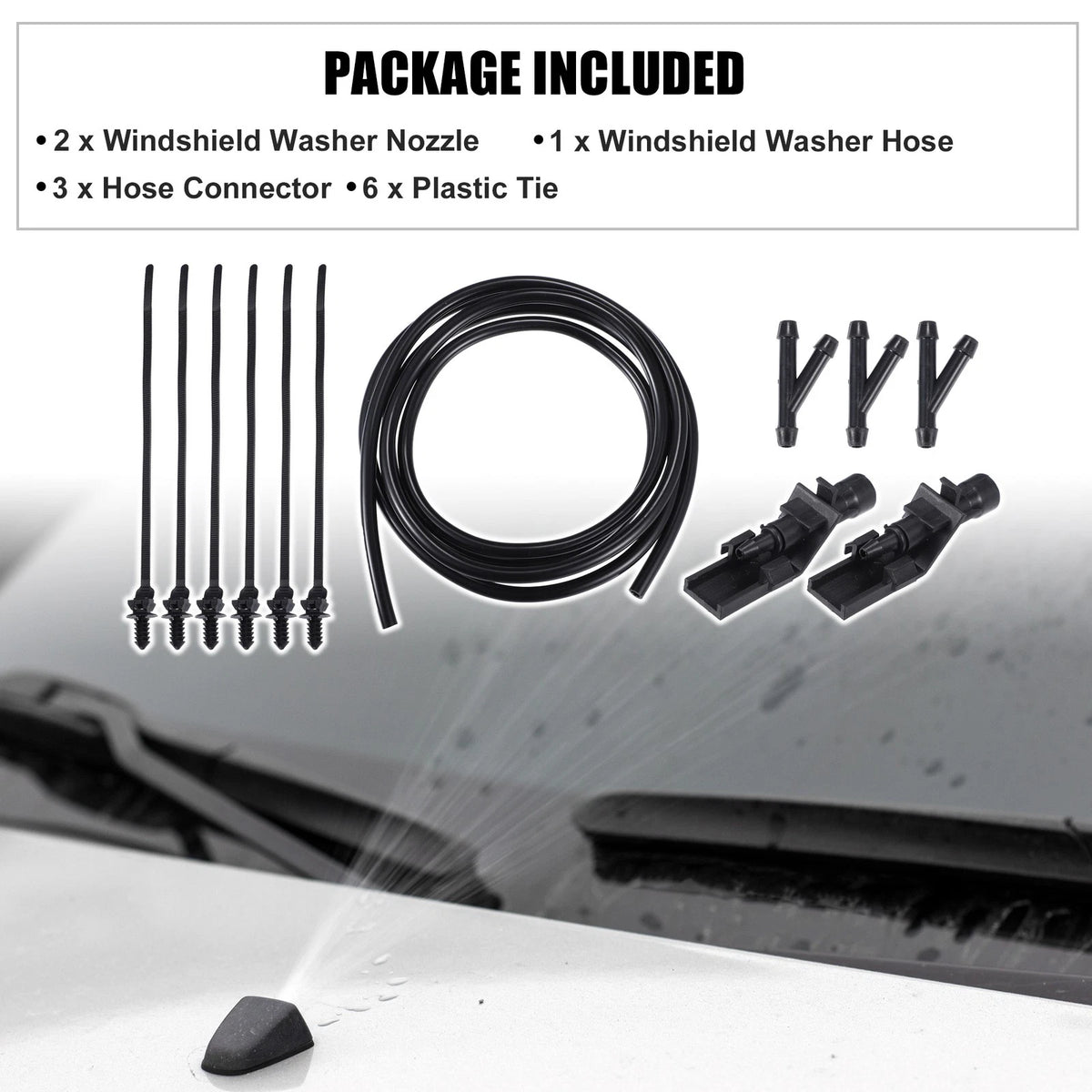 Windshield Washer Nozzle Replacement for Honda Accord (2003–2017)