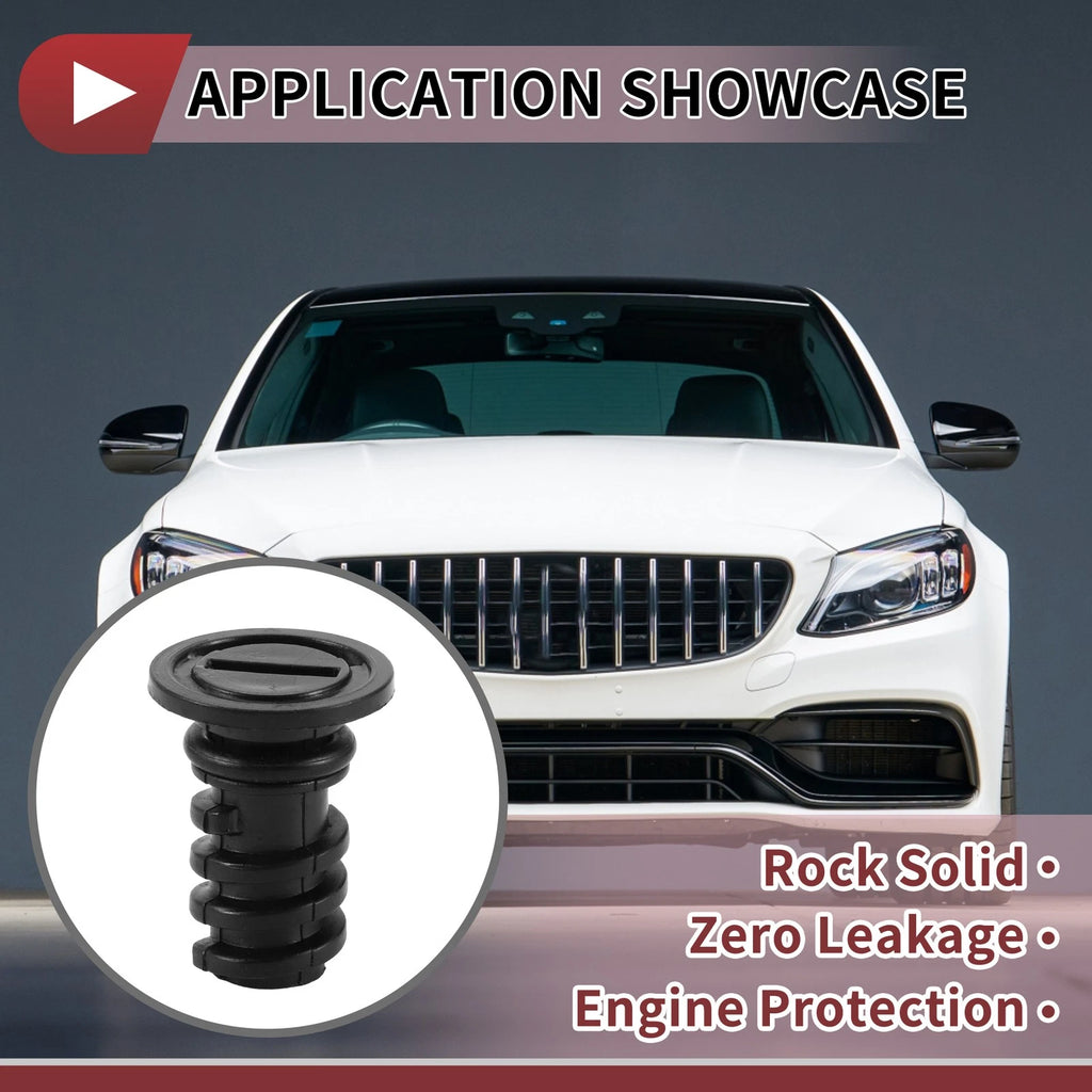 Rubber Oil Drain Plug Set for Mercedes-Benz C63 AMG (2016–2018)