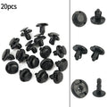 20pcs Fastener Clips for Universal Panel Rivet Trim Retainer