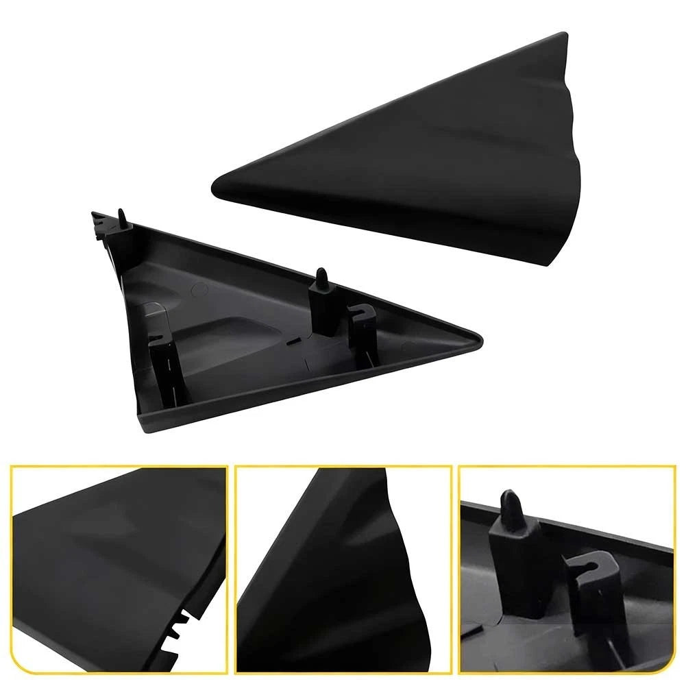 Black Door Mirror Triangle Moulding for Ford Transit MK8 MK9 (2014–Present)