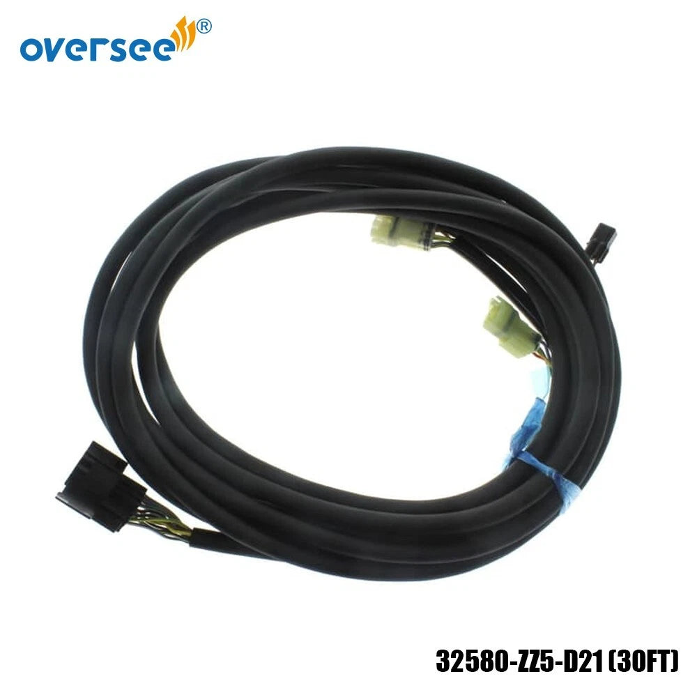 30FT Cable Assembly for Honda Outboard 50-225HP (32580-ZZ5-D21, 32580-ZZ5-800)