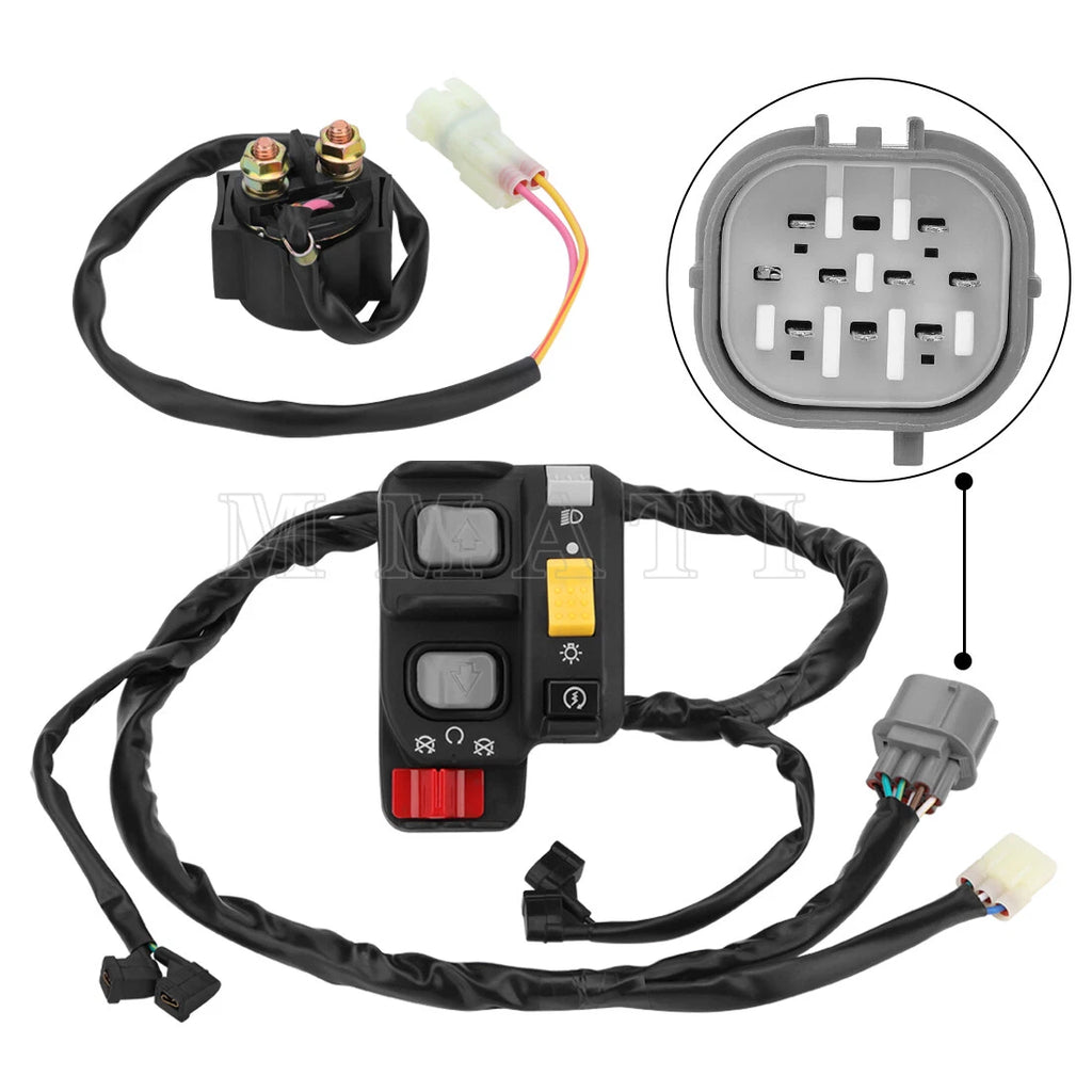 Handlebar Kill Switch & Starter Relay for Honda TRX250TE Recon 250 (2007–2020)