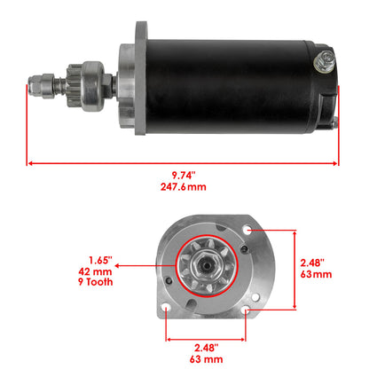 Starter Motor Replacement for Kohler Engine K532 K582 (18–25 HP) (1982–1995)