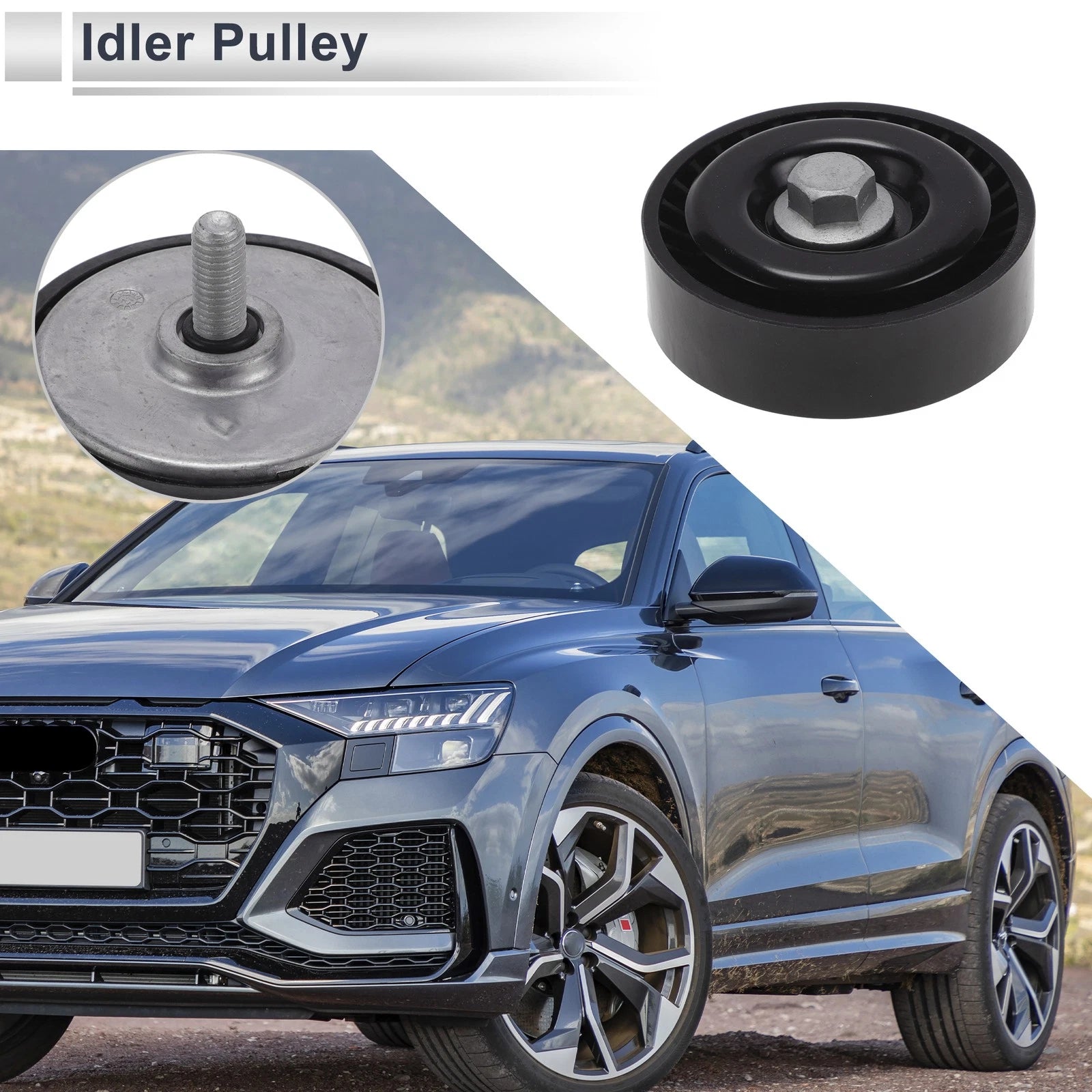 Drive Belt Idler Pulley Replacement for Audi A4 2016–2025